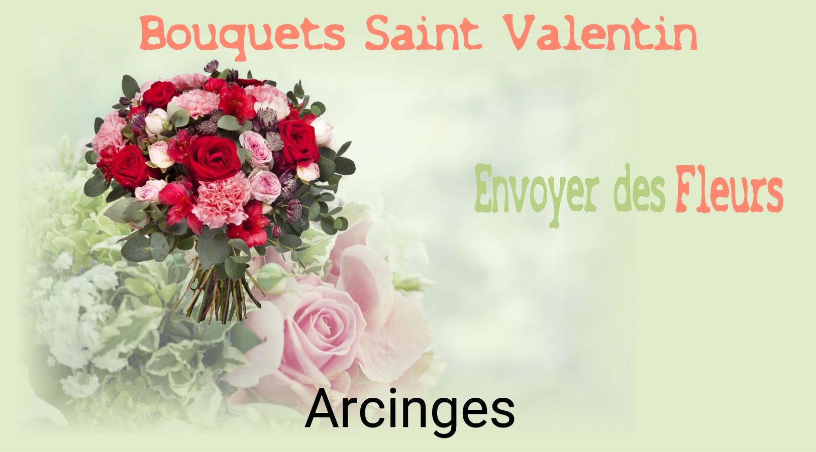 Roses de Saint-Valentin livrées à Arcinges